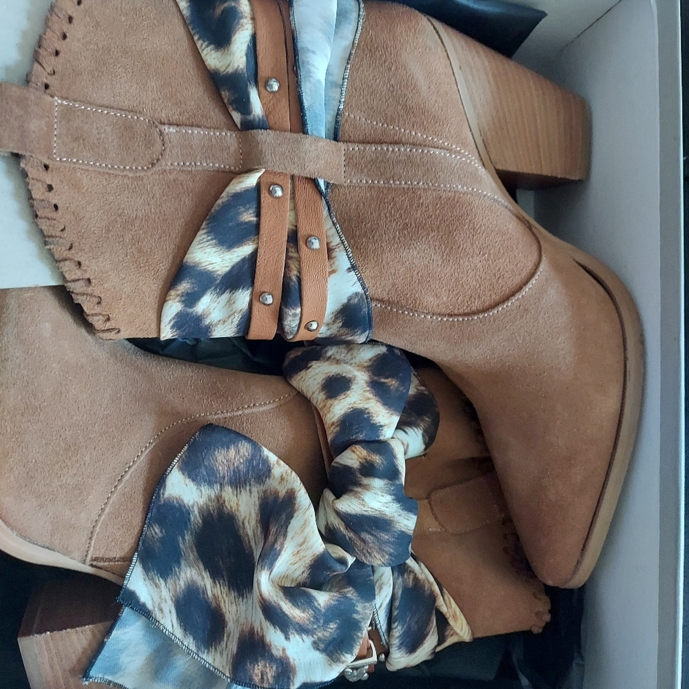 Suede Booties
